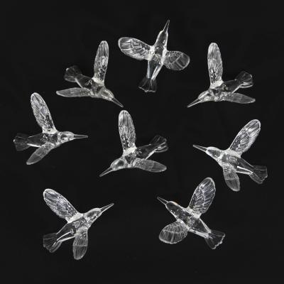 China Fashional Low Price Hang Decoration Transparent Acrylic Flying Birds Wedding Ceiling Decoration for sale