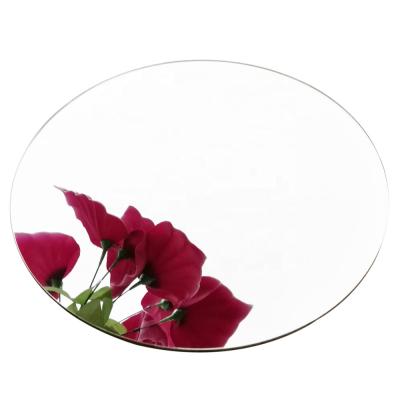 China Wedding Banquet Mirror Table Decoration Centerpiece High Quality Round 2mm Thick Acrylic Shatterproof Acrylic Sheet Mirror Wedding (12