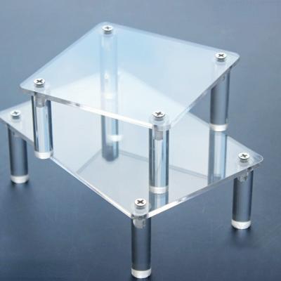 China Eco-friendly Customized Handmade Acrylic Dessert Cosmetics Car Toy Display Rack Stand for sale