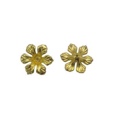 China Jewelry Making Gold Mango New Design CCB Bead Flower Plastic Beads For Jewelry Making for sale