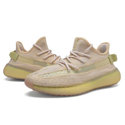 China The superior breathable canvas primeknit 350 v2 is thicker, more stable and simpler than the original. The whole shoe is mainly made of natural fla for sale