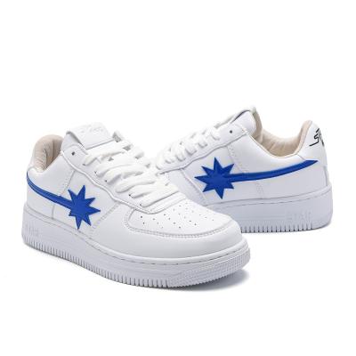 China Original 1:1 shoes form top panel shoes men red hot white shoes fashion online STARWALK shoes custom popular white blue star men casual shoes low low small for sale