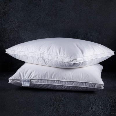 China White Duck Down Filled Pillow Three-Dimensional Down Pillow Comfortable High Quality Comfortable Feeling Three-Dimensional Pillow for sale