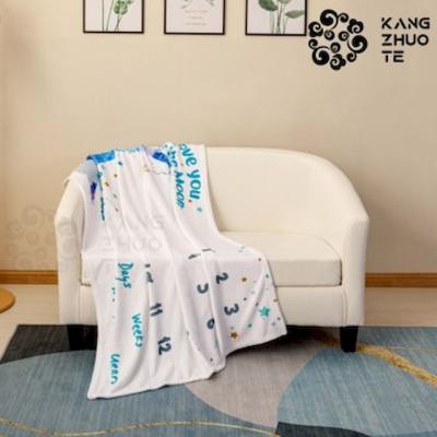 China Wholesale Customizable Big Anti-pilling Digital Printing Double Sided Anti-pilling Flannel Fleece Blanket for sale