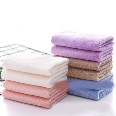 China Small Microfiber Childproof Car Fleece Thickened Coral Towel Lint Free Thickened Cleaning Kids Safe For Kitchen for sale