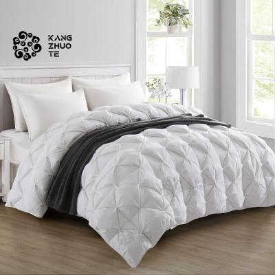 China Customizable Other Factory Direct White Shell Bubble Comforter 70% Cotton Goose Down Comforter for sale