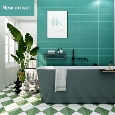 China Small Kitchen Tile 300x300 Modern Bathroom Tile Nordic Cool Non-slip Bathroom Balcony Floor Tile Wear Resistant for sale