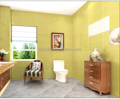 China Bright Glazed Bathroom Solid Color Kitchen Tile Modern Colorful Wall Tile Nordic Abrasive Tile 300 x 600 for sale