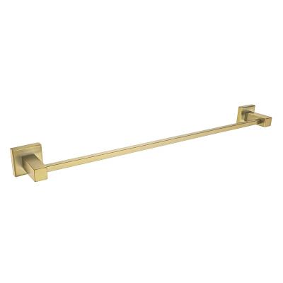 China Modern Design Bathroom Towel Rack Wall Mounted Towel Shelf Double Tiers Brass Towel Rack Viable for sale