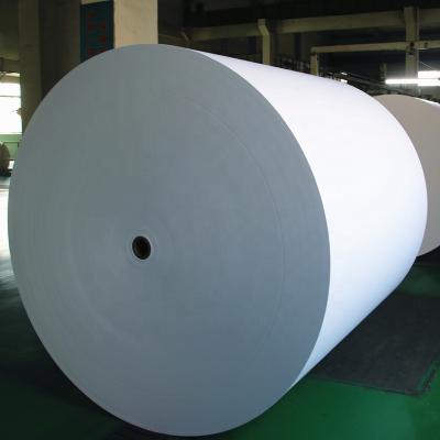 China 80GSM Copy Paper Roll Base Paper for cutting A4 A3 Virgin Wood Pulp for sale