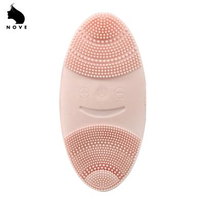 China For commercial & 2019 Technology Home Use Waterproof Electric Silicone Sonic Cleansing Brush Deeply Cleaning Facial Skin Care for sale