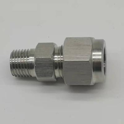 China PCB and Plating Equipment Factory Sale BSP NPT Stainless Steel Industrial Liquid Hydraulic Adapters Pipe Connection Transition Joints Thread Pipe Fittings for sale