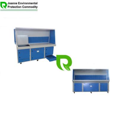 China Industrial Electric Downdraft Bench / Dust Control Metal Downdraft Table for sale