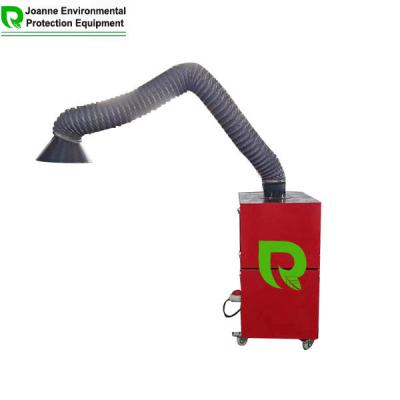 China Double Arm Industrial Welding Fume Extractor Smoke Extraction Unit For Welding Works for sale