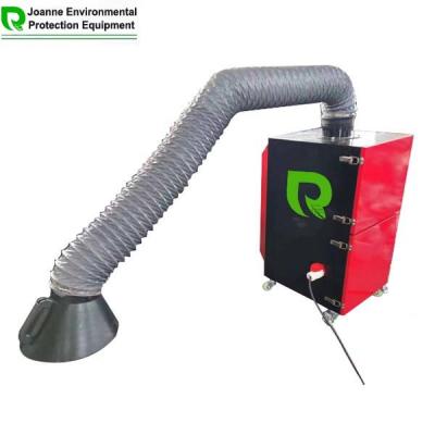 China 400 VAC 3 PHASE Industrial Welding Fume Extractor Portable Welding Air Extractor Multiple Layers Filter for sale