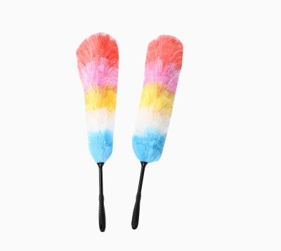 China Remove dust Factory Price Colorful Soft Magic PP Feather Plastic Synthetic Car Feather Fan Cleaning Static feather duster for sale