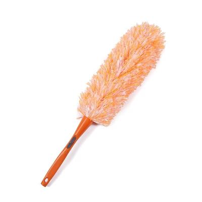 China Microfiber Factory price can be customized automobile household tools, curved handle, superfine fiber magic dust remover, feather duster for sale