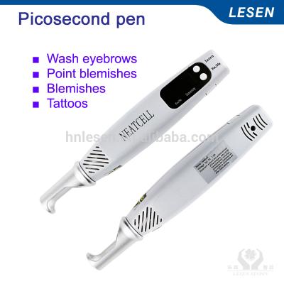 China Dark Picosecond Pen Portable Online Circles Tattoo Freckle Removal Mole Brown Spot Remover Laser Support 2021 19 x 3.5 x 3.5cm 110~220V 0.45KG for sale