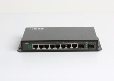 China Parede de HiOSO que monta o interruptor de 1490nm Gigabit Ethernet, interruptor de SFP do gigabit à venda