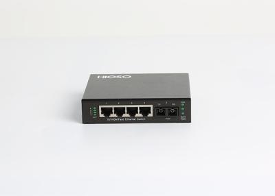 China 4 10/100M TP 1 100M FX Port Optical Ethernet Switch CCC Approval for sale