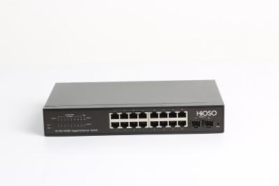 China 8K MAC Learning CCC certificou portos do interruptor de acesso 18 dos ethernet de AC110V à venda