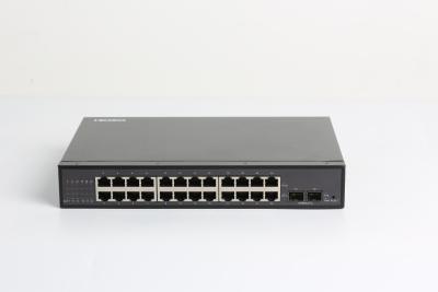 中国 24の1000MのRj45港2つの1000M SFPの港ギガビットのイーサネット スイッチ26港 販売のため