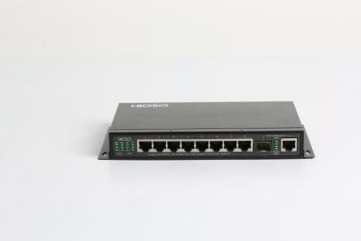 Chine 8 ports de 100M RJ45 PoE de + commutateur de réseau de PoE 2 ports de 1000M SFP à vendre