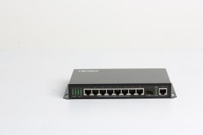 Chine 1U étirent 8 1000M RJ45 2 SFP mettent en communication le commutateur gauche POE de POE 10 Mbps 1000 à vendre