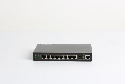 China Interruptor portuario del gigabit AC110V IEEE802.3AF/AT 10 POE industrial en venta