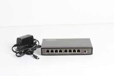 China El interruptor industrial 8 100 Mbps POE adaptado auto de Hioso vira la transmisión de la fibra hacia el lado de babor los 20KM de Epon en venta