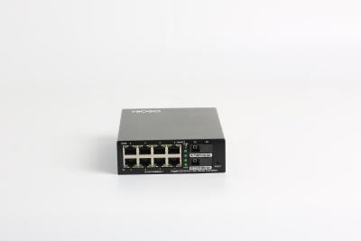 China Faser-Optik HiOSO 10/100/1000Mbps 1310nm den Häfen zu des Ethernet-Konverter-8 zu verkaufen