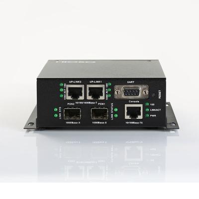 China Equipo óptico 4 Olt portuario Epon Mini Size de la fibra de HiOSO 4 PON Epon Olt en venta