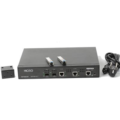 Cina Mini rifornimento Fttx Onu di Olt Gepon di 2 porti compreso 2 lo SNMP di web di SFP Px20+++ in vendita