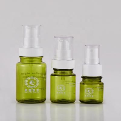 China Green Bottle With Spray Pump Hot Selling Empty Portable Mosquito Repellent Packing For Kids 30ml 60ml 120ml Plastic Bottles With Press Pump for sale