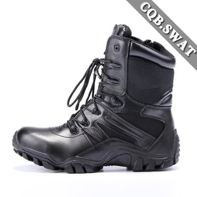 China high top black waterproof combat hiking boots training shoes tactical boots en venta