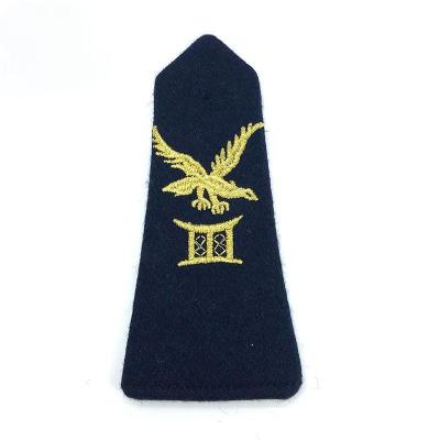 China Gold Thread Embroidered Epaulets Uniform Accessories for sale