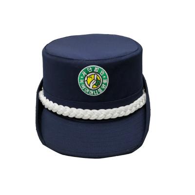 Cina Cappello di polizia femminile con bordo rotolo ricamato con cappello formale in vendita