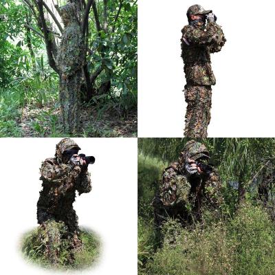 China Allwetter- Klage des Tarnung Ghillie-Klagen-Polyester-3D Ghillie zu verkaufen