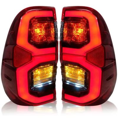 China 2015 - 2021 Hilux Revo rocco led rear lights tail brake lamp taillights DRL turn signal revser light HILUX for sale