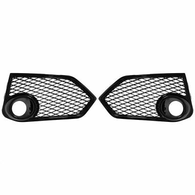 China Open Mesh Bumper Fog Lights Fog Lamps Covers Pair Bezel Fit For Honda Civic 2017 Type R 2018 2019 For Civic Type R Fog Light Cover for sale