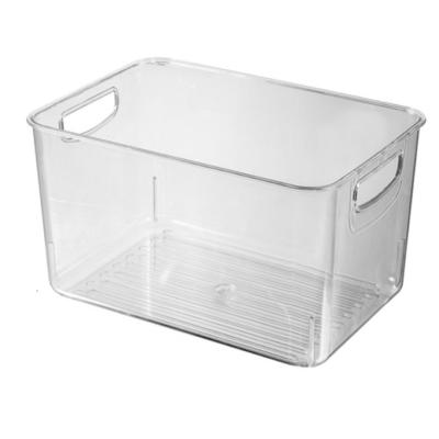 China Portable Freshness Keeping Kitchen Plastic Bins Food Fridge Organization Storage Box for sale