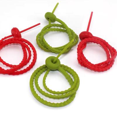 China Modern Simplicity 21 Inch Reusable Multi-Color Multi-Functional Silicone Rope For Home Or Outdoor Use for sale