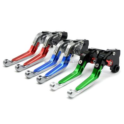 China 1 Pair Motorcycle Brake Clutch Lever Pivot Brake Clutch Lever Motor Brake Adjustable Folding Aluminum Clutch Lever For APRILIA SR50 MON SR50MY 14-19 for sale