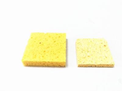 China Cleaning Sponge Yellow Color Soldering Iron Stand Soldering Iron Parts for sale