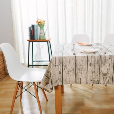 China Retro Table Cloth Wood Grain Simulation Bark Dustcloth Photography Background Cloth Dustproof Soft Cotton And Linen Table Cloth for sale