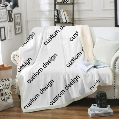 China Anti-pilling Yutong Customize 3D Printed Plush Blanket Warm Custom Blankets Shear Super Soft Comfortable Throw Blanket for sale