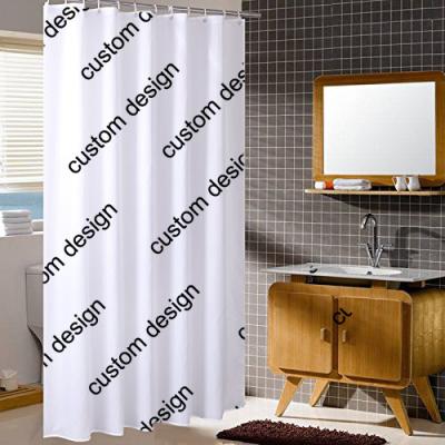 China Yutong Sustainable Custom Shower Curtain Set 3D Printing Waterproof Colorful Funny Bathroom Curtains With Standard Size For Hotel Home for sale