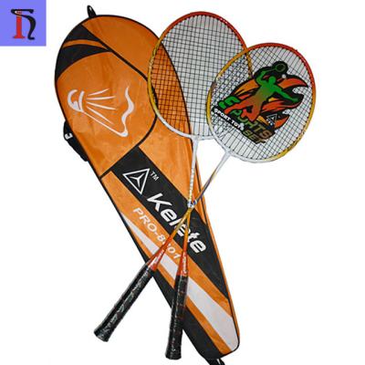 China OEM brand iron 27 inch with string good quality alloy badminton racket paddle rackets with competitive price, design your logo for sale