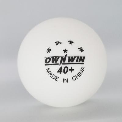 China Plastic PP Table Tennis Balls Ping Pong Balls One Star 40mm for sale