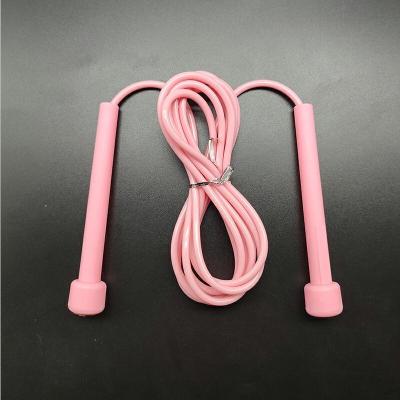 China Logo Cable Manufacturer New Design Durable High Quality PVC Custom Jump Rope For Fitness Exercise for sale